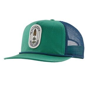 New Patagonia Green and Blue Airfrayer Trucker Hat Cap